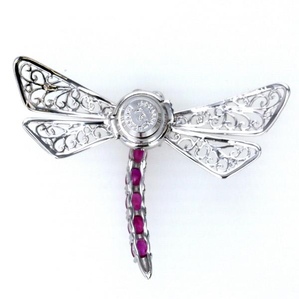 K18WGダイヤモンド ピンブローチ ピストルモチーフ （K18WG ダイヤ  