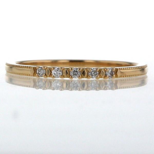 中古　agete　ガーネット14金リング　11号 お値下げ agete K10YG 11号 アンバーリング ゴールド アガット