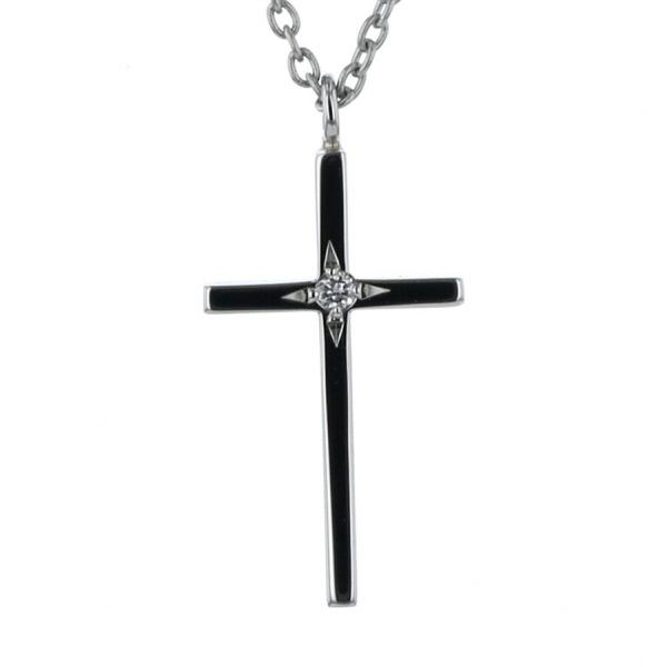 PT900 PT850 ダイヤモンド クロス ネックレス スタンダードクロス
