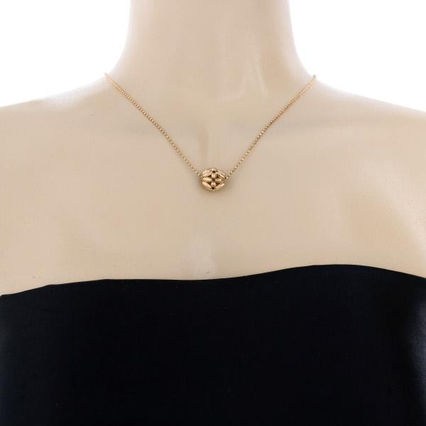 カットボール チェーンネックレス 40cm K18YG K18YGカットボール