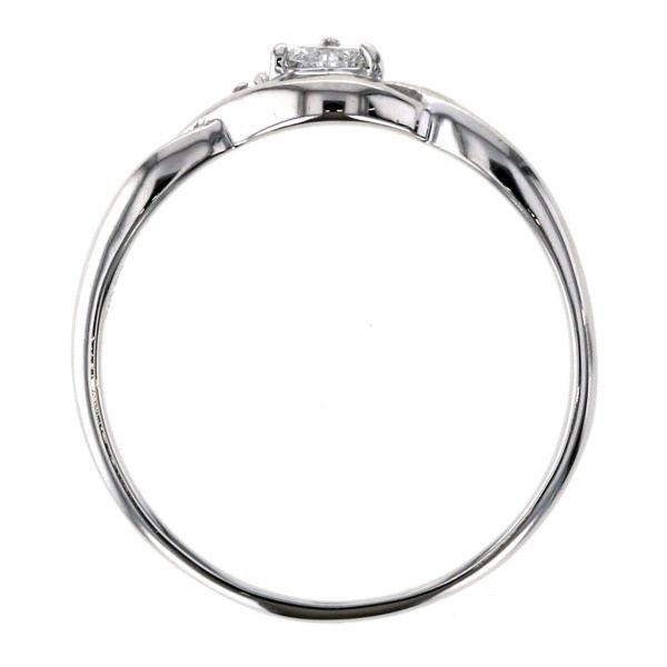 K18WG ／ホワイトゴールド／2.4g 40cm ダイヤ0.13ct ネックレス