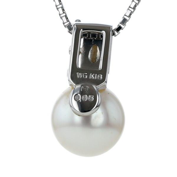 k18wg パール ネックレス TASAKI タサキ K18WG ホワイトゴールド ネックレス 真珠 9.8mm