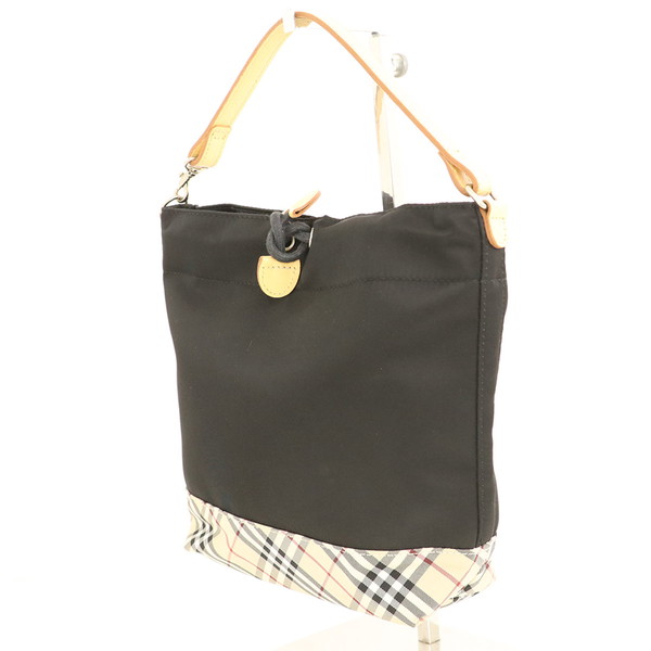 バーバリー Burberry ブラック ナイロン 巾着トートバッグ レディース メンズ 持ち手革 Hon 中古 の通販はau Pay マーケット Everydaygoldrush