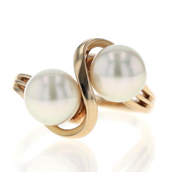 MIKIMOTO ミキモト パール 真珠 ダイヤモンド リング・指輪 MIKIMOTO ミキモト パール 真珠 ダイヤモンド リング・指輪