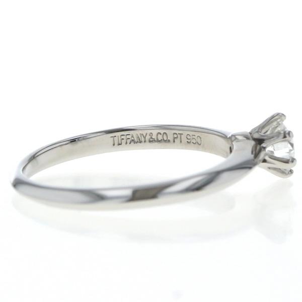 TIFFANY & Co. Pt950 プラチナ ソリティアリング ダイヤモンド 0.31ct 