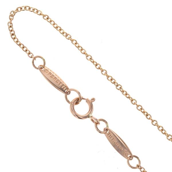 TIFFANY&Co. ティファニー K18PG ピンクゴールド ネックレス ダイヤモンド 3.7mm バイザヤード 一粒石 41cm 箱付【新品仕上済】【zz】【中古】_3
