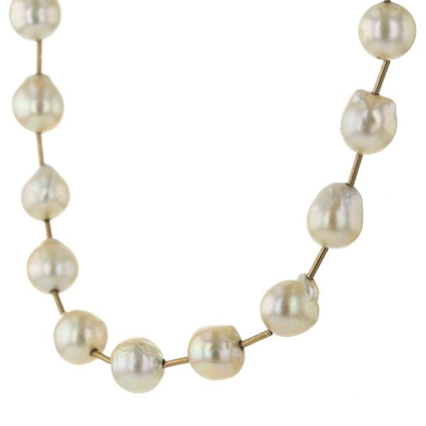 アコヤ 本真珠 ベビーパール バロック K14刻印 マルチカラー