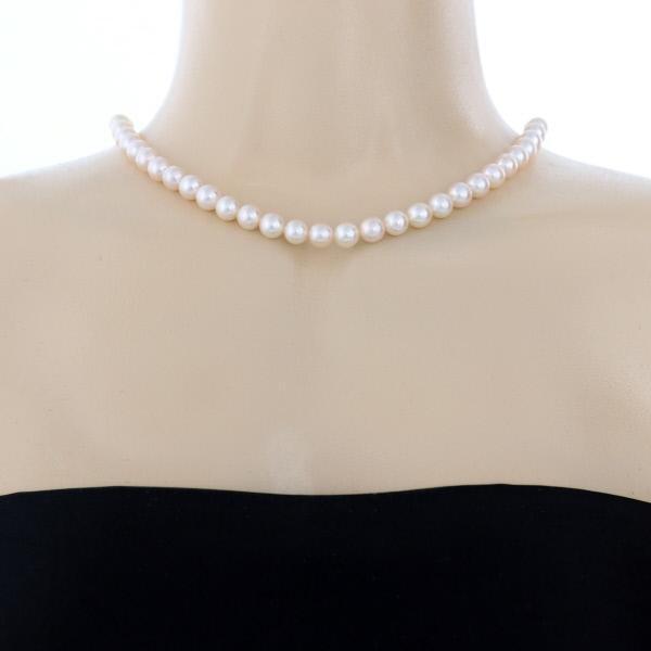 TASAKI タサキ SILVER シルバー ネックレス パール 真珠 7.0mm ラウンド 一連 フォーマル 冠婚葬祭 42cm【新品仕上済】【zz】【中古】_5