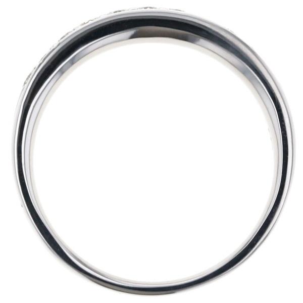 MJC K18WG ホワイトゴールド リング ダイヤモンド 0.35ct 二連 ハーフエタニティ 指輪 13号【新品仕上済】【zz】【中古】_5