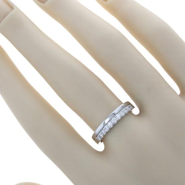 MJC K18WG ホワイトゴールド リング ダイヤモンド 0.35ct 二連 ハーフエタニティ 指輪 13号【新品仕上済】【zz】【中古】_6