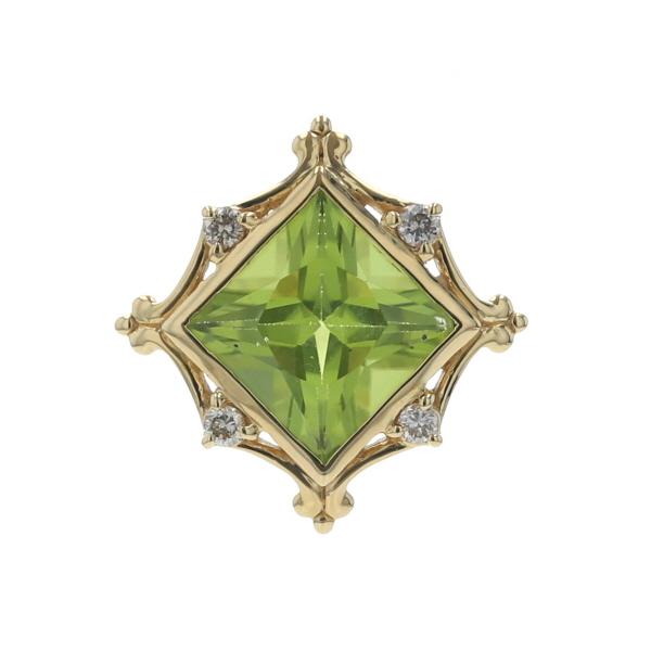 ペリドットネックレス（gstv） GSTV K18YG イエローゴールド