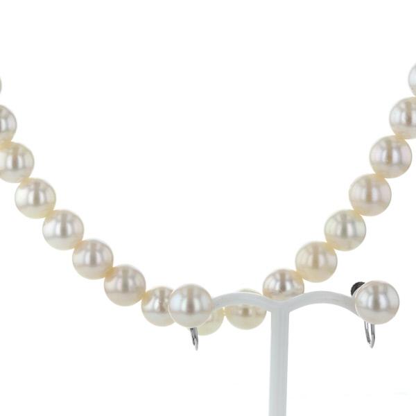 SILVER K14WG シルバー ホワイトゴールド ネックレス イヤリング 真珠