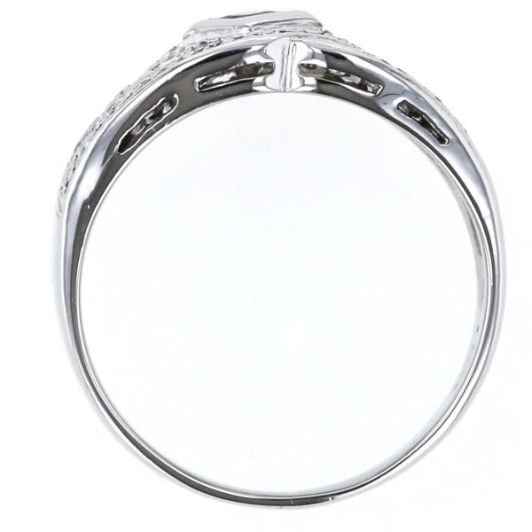 Pt900 プラチナ リング ルビー0.18ct ダイヤモンド0.28ct