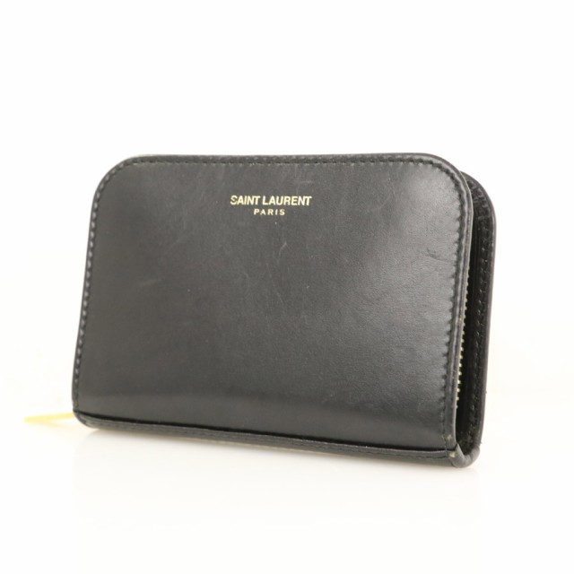 サンローランパリ Saint Laurent ブラック レザー コインケース 小銭入れ カードケース メンズ レディース ユニセックス Kk 中古 の通販はau Pay マーケット Everydaygoldrush