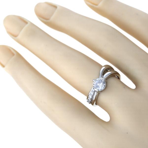 ラストプライス 値下げ Pt900 プラチナ リング ダイヤモンド1.018ct 