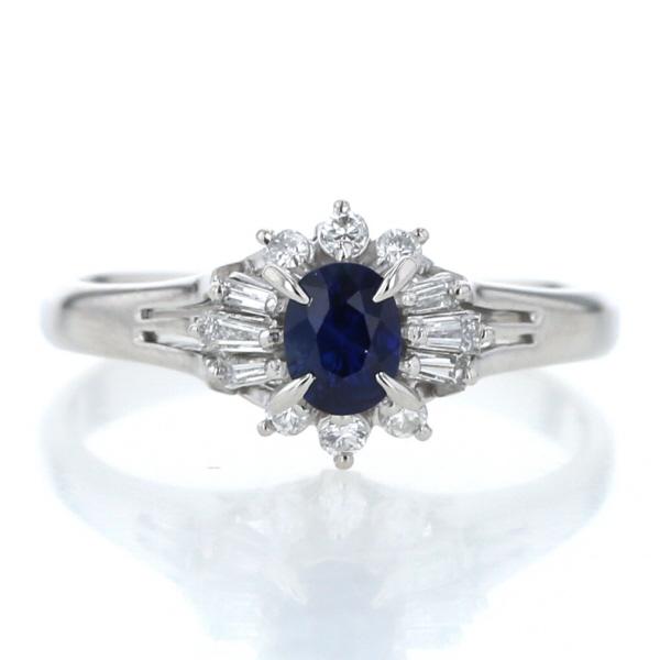 【ココとロン様】Pt900 指輪 13号 ダイヤ リング プラチナ サファイア ココとロン様】Pt900 指輪 13号 ダイヤ リング プラチナ サファイア