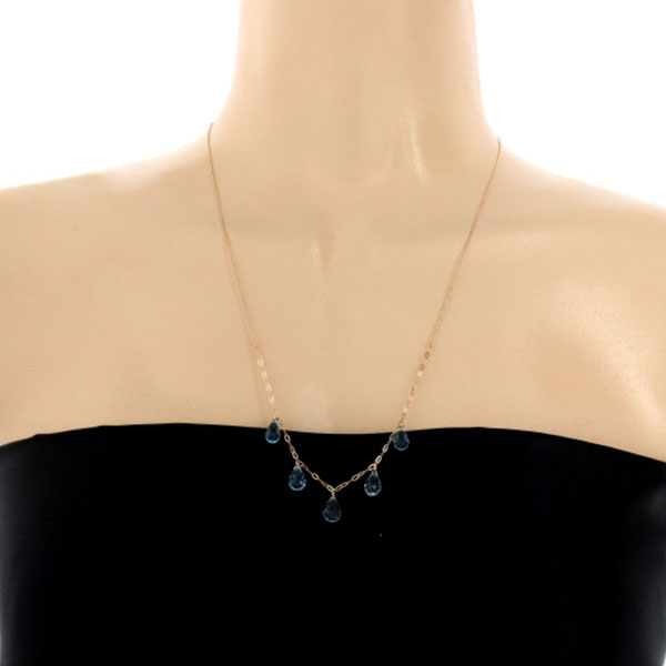 K18YG トパーズ ネックレス 新品仕上済【zz】 GSTV K18YG クリシュナ ブレスレット アンクレット ブルートパーズ