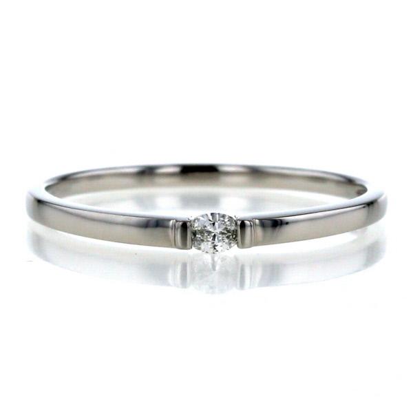 GSTV Pt999 プラチナ リング ダイヤモンド 0.07ct 一粒石 テンションセッティング シンプル 指輪 19.5号【新品仕上済】【zz】【中古】