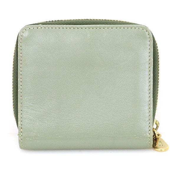 クロエ Chloe モスグリーン ダークブラウン レザー リボン 二つ折り財布 コンパクト ブランドアイテム 小物 レディース Kk 中古 の通販はau Pay マーケット Everydaygoldrush