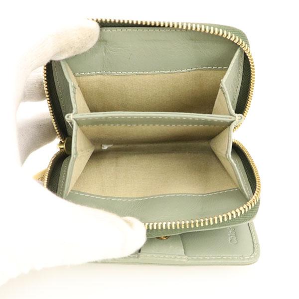 クロエ Chloe モスグリーン ダークブラウン レザー リボン 二つ折り財布 コンパクト ブランドアイテム 小物 レディース Kk 中古 の通販はau Pay マーケット Everydaygoldrush