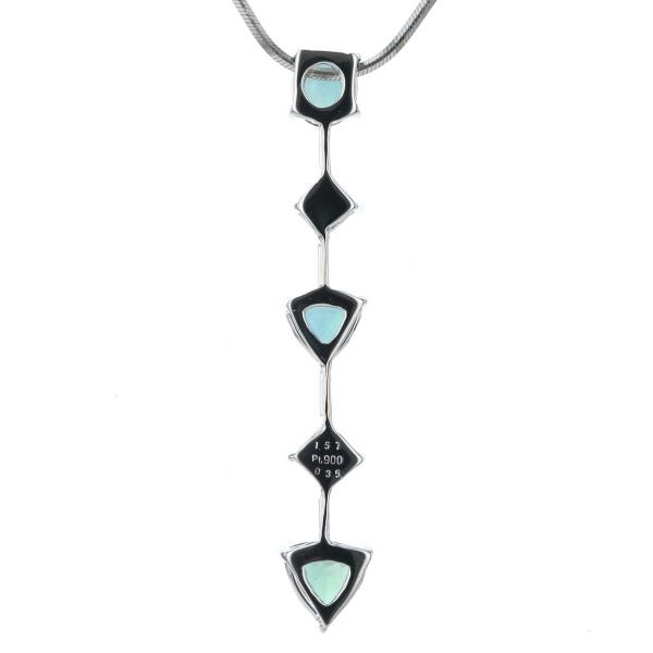 Pt900 Pt850 プラチナ ネックレス アレキサンドライト 1.57ct
