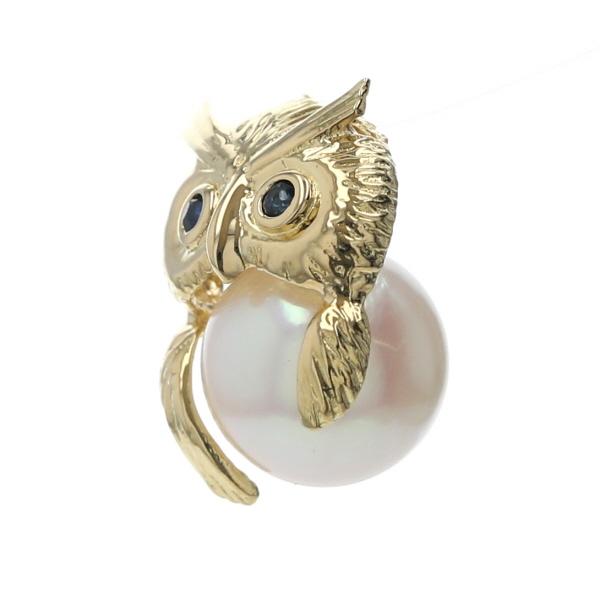 K18 フクロウ ダイヤ ネックレス 18金 縁起物 卸売 通販