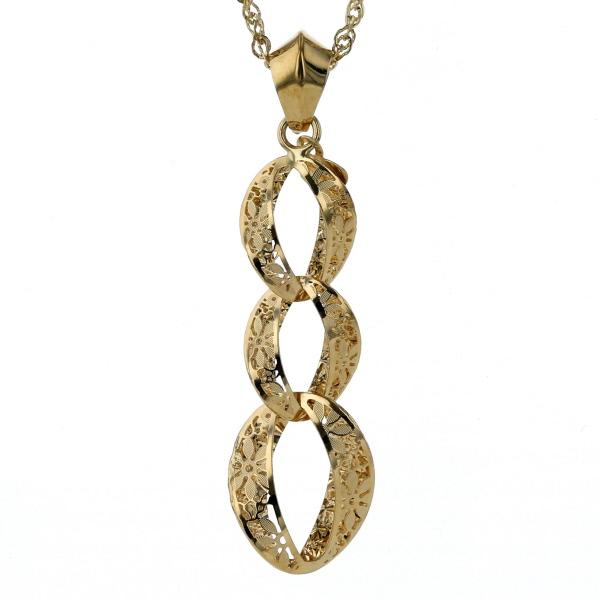 GSTV K18YG フィリグラーナ ペンダントトップ