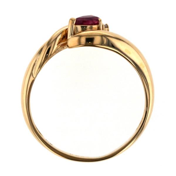 K18PG ダイヤモンド 0.21ct 6本爪 シンプル スタッド ピアス