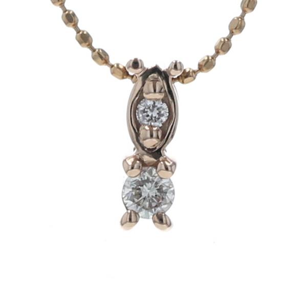 ESTELLE エステール K18PG ピンクゴールド ネックレス ダイヤモンド 2