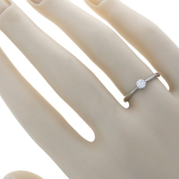 RoyalAsscher ロイヤルアッシャー Pt950 プラチナ リング ダイヤ 0.17ct クラウンERA251 カラーF VS2 指輪 7号 鑑定書【新品仕上済】【zz】【中古】_5