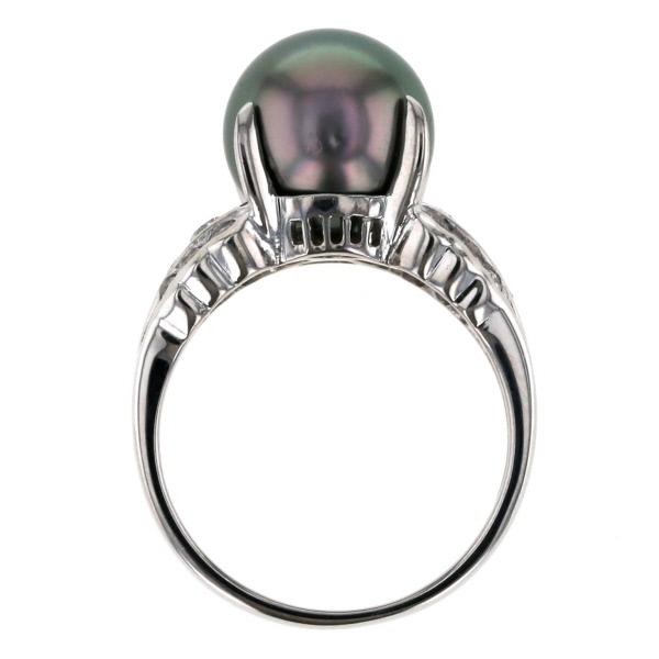 Pt900南洋黒蝶パール ダイヤモンドリング Black Pearl Pt900黒蝶パール ダイヤモンドリング(No.127007) – JEX