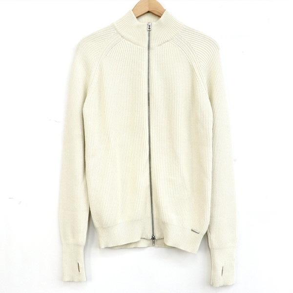ディーゼル Diesel ジップアップニット ホワイト コットン100 Mサイズ メンズ Sa 中古 の通販はau Pay マーケット Everydaygoldrush