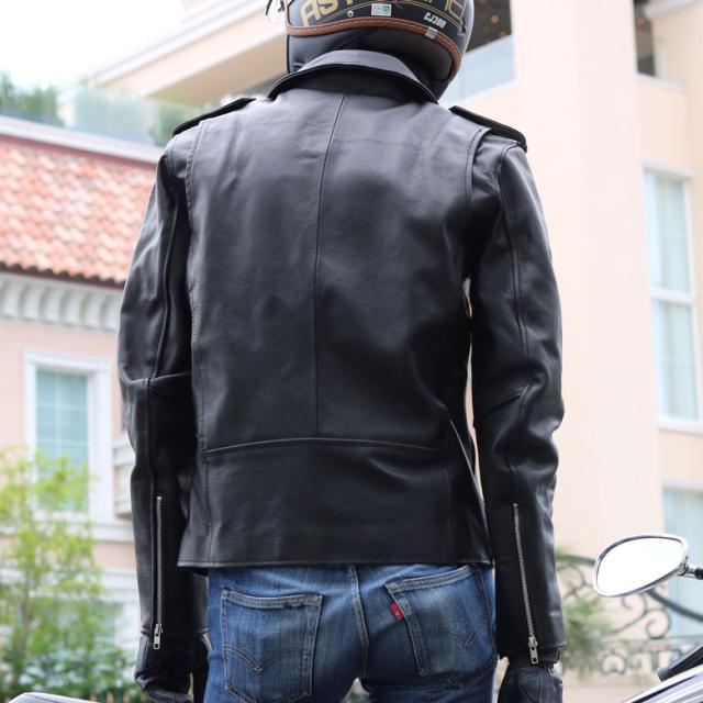 格安即決 本物牛革 ダブル レザージャケット ブラック 革ジャン ライダース 本皮 バイク メンズ ライディング おしゃれ かっこいい 防寒防風 日本産 Ggjapan Jp