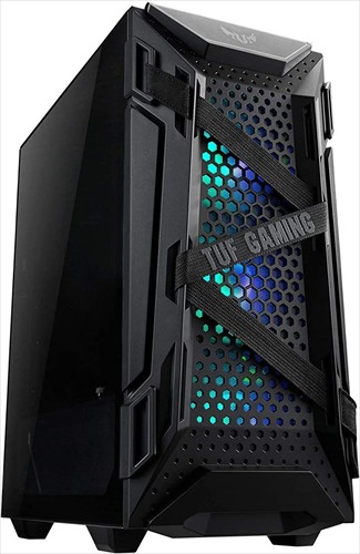 ASUS GT301 TUF GAMING CASE／BLK／ARGB FAN 強化ガラス製 ミドルケース ATX PCケース