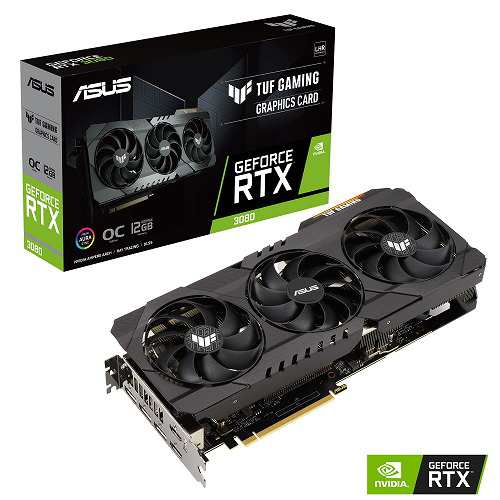 ASUS グラフィックボード TUF-RTX3080-O12G-GAMING