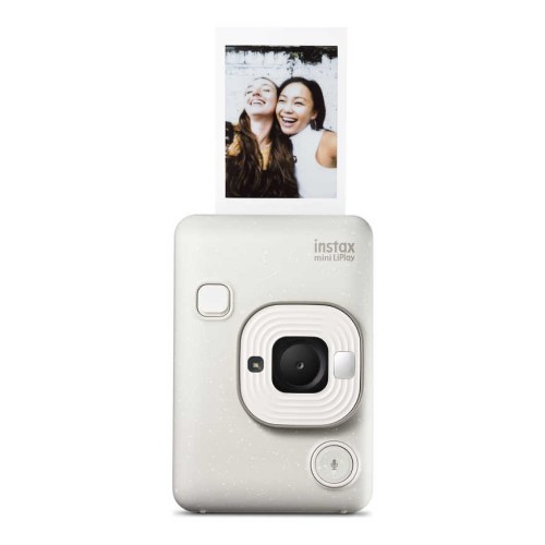 ハイブリッドインスタントカメラ チェキ instax mini LiPlay （ホワイト） MISTY WHITE 富士フイルム INS_LIPLAYC_WHITE