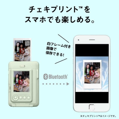 ハイブリッドインスタントカメラ チェキ instax mini LiPlay （ホワイト） MISTY WHITE 富士フイルム INS_LIPLAYC_WHITE