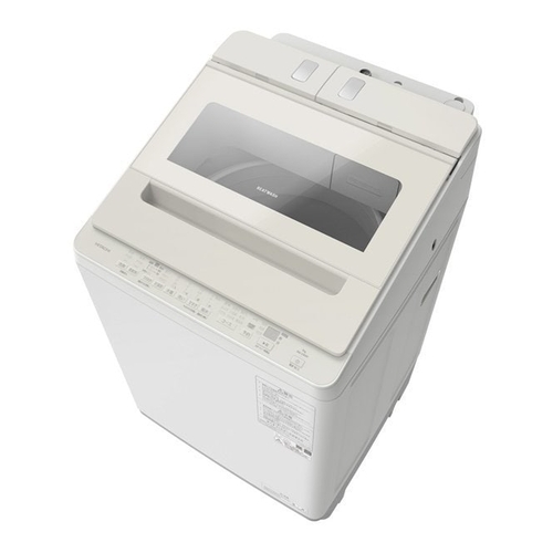 洗濯機 9kg 全自動 ビートウォッシュ サテンベージュ 洗浄機能(ナイアガラ ビート洗浄 パワフルコース つけおきプラス シワ低減洗濯コース) 日立 BW-X90M-C