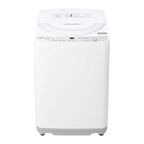 全自動洗濯機 洗濯7.0kg 乾燥機能無 シルバー系 シャープ ES-GE7J-S