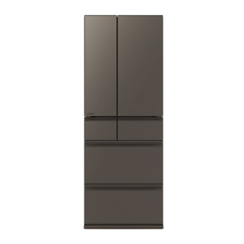 冷蔵庫 6ドア 観音開き 602リットル 中だけひろびろ大容量 MZシリーズ グランドアンバーグレー 三菱電機 MR-MZ60M-H