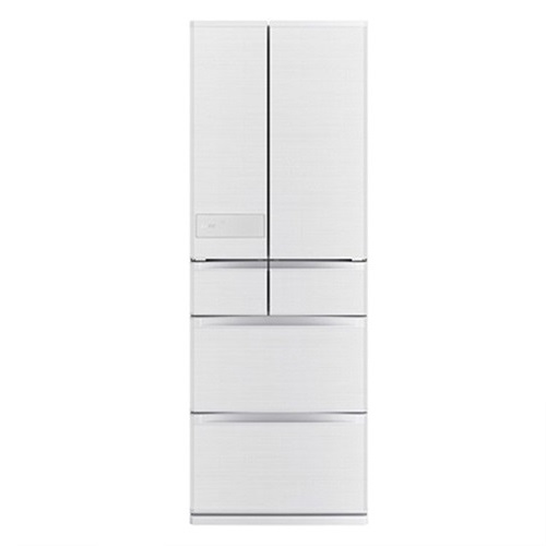 冷蔵庫 6ドア 観音開き 495リットル 中だけひろびろ大容量 JWシリーズ シルクホワイト 三菱電機 MR-JW50M-W