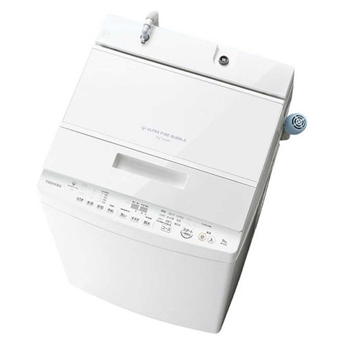 洗濯機 9kg インバーター ZABOON 東芝 AW-9DH4(W) グランホワイト 幅60cm 抗菌 ウルトラファインバブル Ag+ 低振動 低騒音