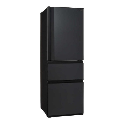 冷蔵庫 3ドア 右開き 356L 356リットル 東芝 GR-W36SC(KZ) マットチャコール