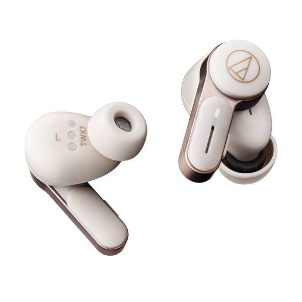 イヤホン ワイヤレス(左右分離) Bluetooth ノイズキャンセリング ハイレゾ対応 ホワイト オーディオテクニカ ATH-TWX7WHの通販は