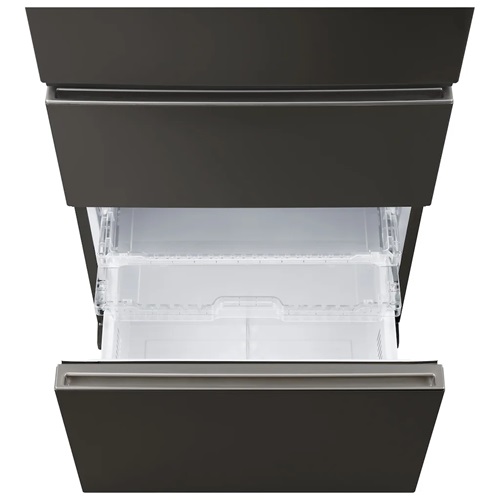 冷蔵庫 428L アイリスオーヤマ 大凍量Lite IRSN-FX43A-H ノーブルグレー 5段冷凍室 フレンチドア 両開き 奥行薄型 62.8cm