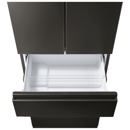 冷蔵庫 428L アイリスオーヤマ 大凍量Lite IRSN-FX43A-H ノーブルグレー 5段冷凍室 フレンチドア 両開き 奥行薄型 62.8cm