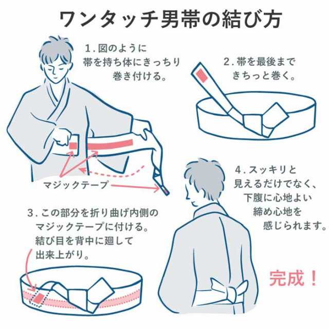 Nset0007ab 浴衣 メンズ 3点セット 作り帯 腰紐 和達人 2タイプ 3サイズ ランダム 黒深緑色 M L 2l 男性 Men S ゆかた Yukataの通販はau Pay マーケット きもの和ネットショップ給前