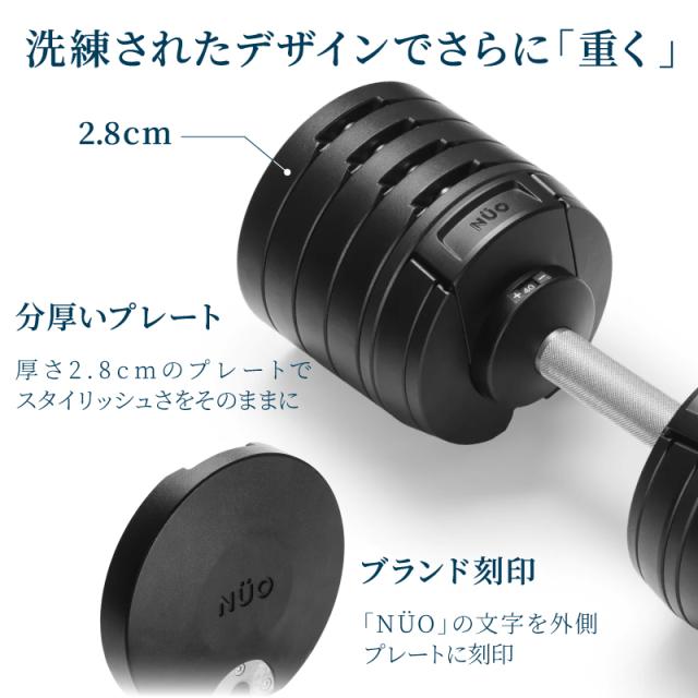 【1年保証】 ダンベル フレックスベル 2kg刻み Sシリーズ 40kg 2個セット 可変式ダンベル 正規品_5