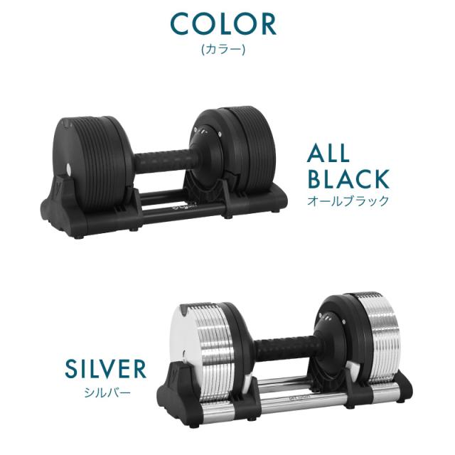 ライシン ヘリックスミラー 1kg刻み 20kg 1個のみ 可変式 ダンベル 