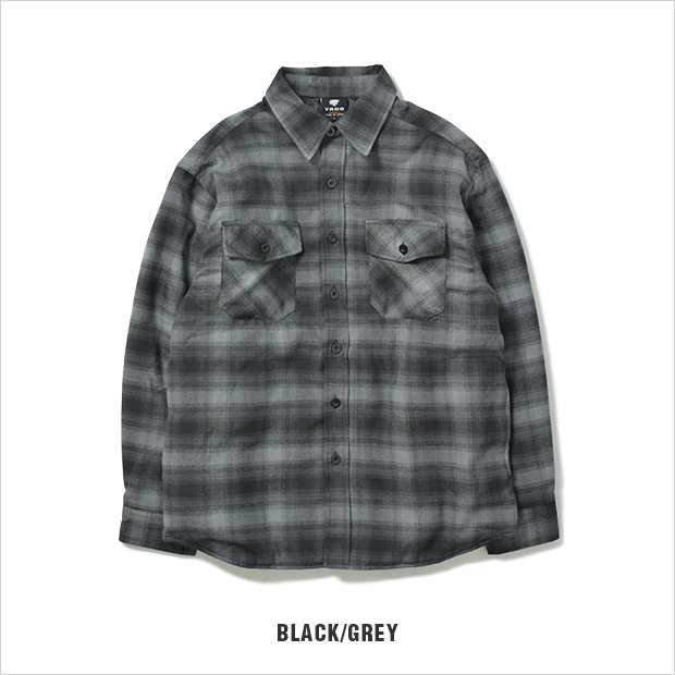 YAGO ジャケット シャツジャケット キルティングジャケット FLANNEL